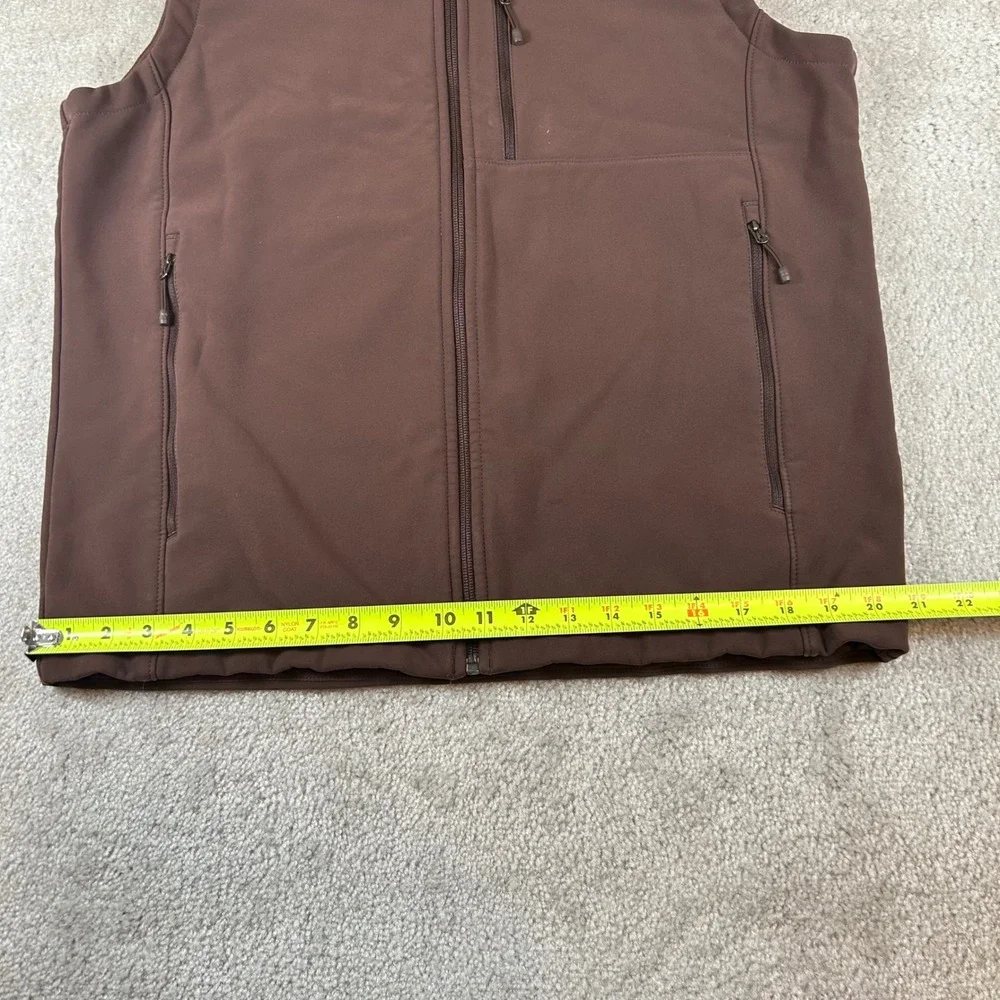 The North Face Apex Bionic Vest Mens Medium Brown WindWall Softshell NF0A2TBC
